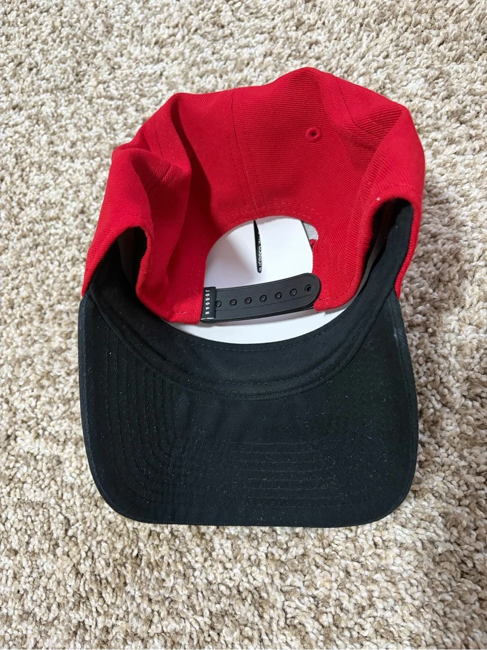 Nike Red and Black Kids Jordan Jumpman Hat